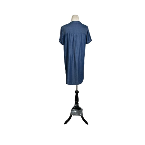 Lovers + Friends blue chambray short sleeves mini dress size Small - Picture 7 of 14